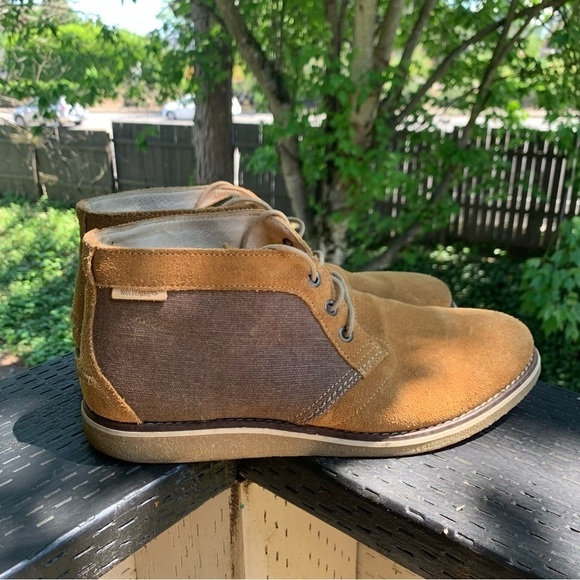 Wolverine 1883 Men’s Leather / Textile Chukka Shoes Brown‎ & Tan Size 9.5 - Picture 5 of 8